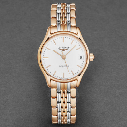 Longines, Lyre Automatic White Dial Ladies Watch