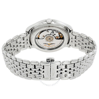 ساعة لونجين لير أوتوماتيكية بمينا أبيض للسيدات