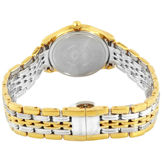 ساعة لونجين لير كوارتز بمينا بيضاء للسيدات