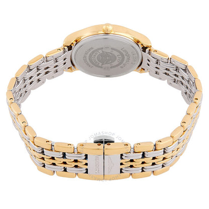 ساعة لونجين لير كوارتز بمينا بيضاء للسيدات