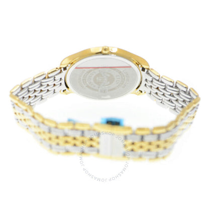 ساعة لونجين لير كوارتز بمينا بيضاء للسيدات