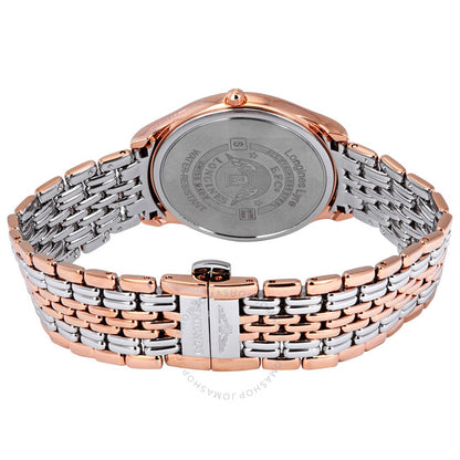 لونجين، ساعة لير البيضاء للسيدات بلونين