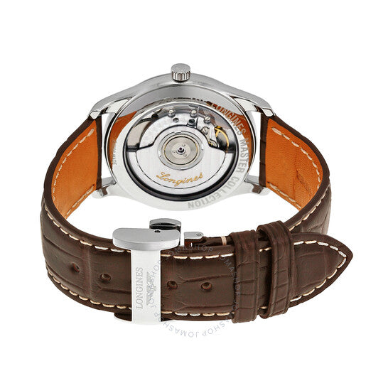 Longines, Master Austomatic Silver Dial Brown Leather Men's Watch