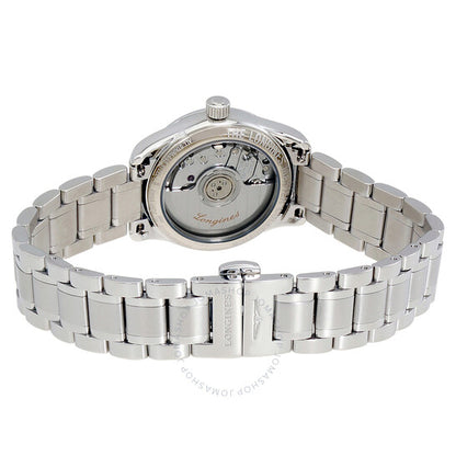 ساعة لونجين ماستر أوتوماتيكية بمينا أسود للسيدات