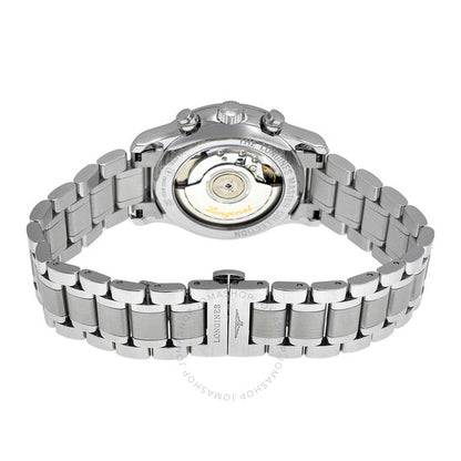 ساعة لونجين ماستر أوتوماتيكية للرجال بمينا أسود