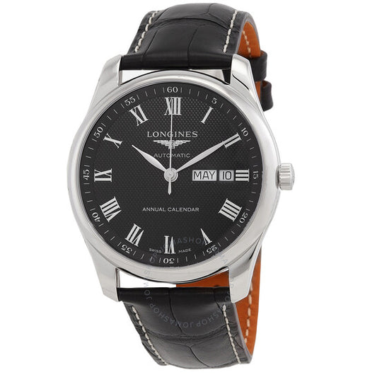 Longines, Master Automatic Chronometer Annual Calendar Black Dial Men's Watch