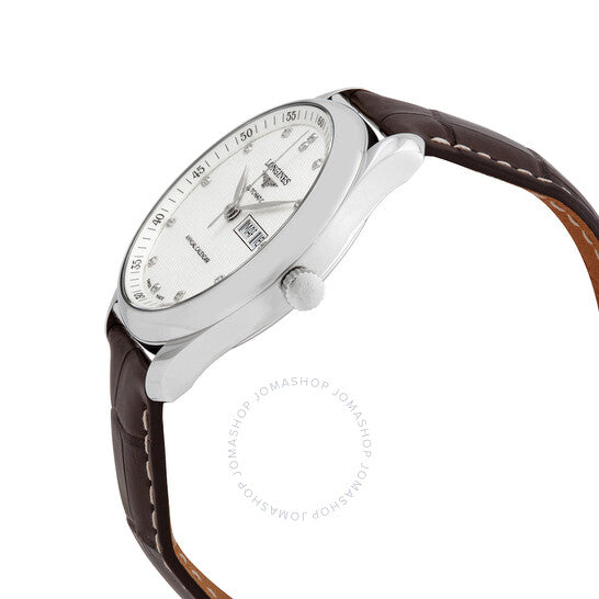 Longines, Master Automatic Chronometer Diamond Silver Dial Men's Watch