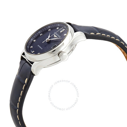 Longines, Master Automatic Diamond Blue Dial Ladies Watch