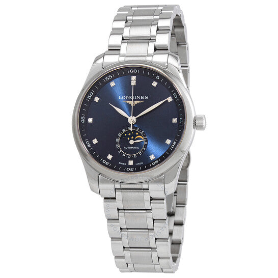 Longines, Master Automatic Diamond Blue Dial Men's Watch