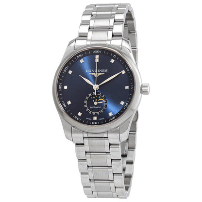 Longines, Master Automatic Diamond Blue Dial Men's Watch