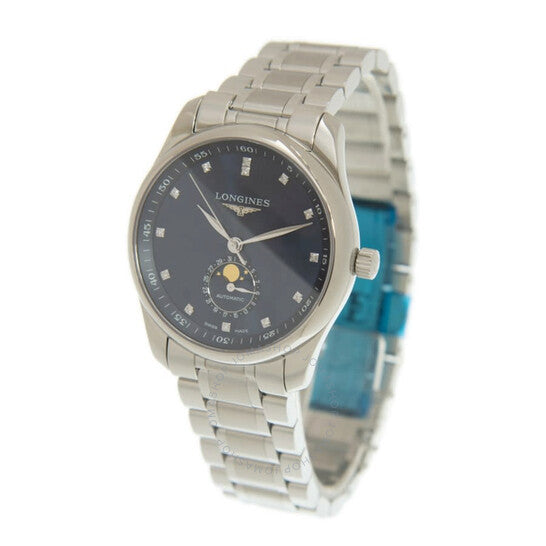 Longines, Master Automatic Diamond Blue Dial Men's Watch
