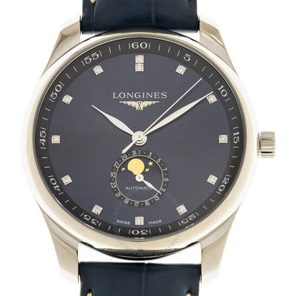 Longines, Master Automatic Diamond Blue Dial Men's Watch