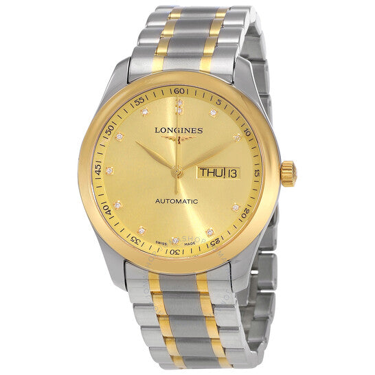 Longines, Master Automatic Diamond Champagne Dial Men's Watch