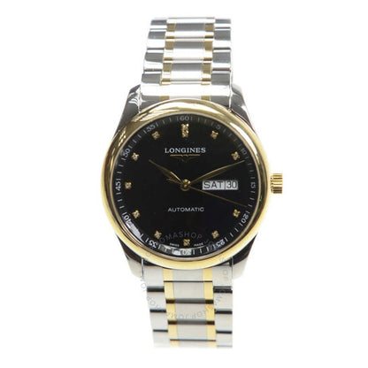 لونجين، ساعة ماستر أوتوماتيكية مرصعة بالألماس للرجال