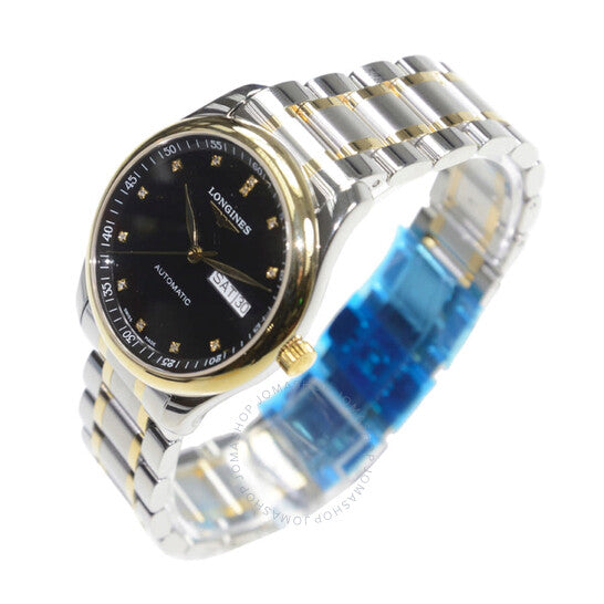 لونجين، ساعة ماستر أوتوماتيكية مرصعة بالألماس للرجال