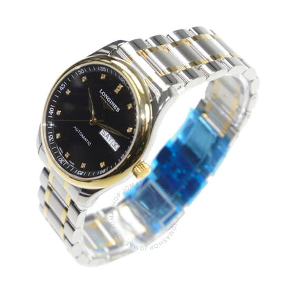 لونجين، ساعة ماستر أوتوماتيكية مرصعة بالألماس للرجال