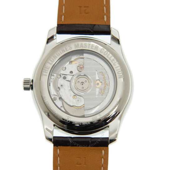 Longines, Master Automatic Diamond Silver Dial Men's Watch