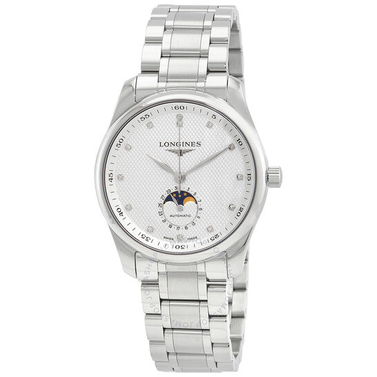 Longines, Master Automatic Moon Phase White Dial Men's Watch