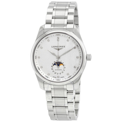 Longines, Master Automatic Moon Phase White Dial Men's Watch