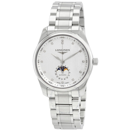 Longines, Master Automatic Moon Phase White Dial Men's Watch