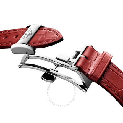 ساعة لونجين ماستر أوتوماتيكية بمينا فضي للسيدات