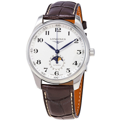 Longines, Master Silver Dial Brown Leather Men's Watch