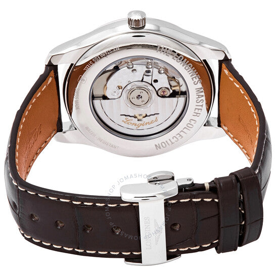 Longines, Master Silver Dial Brown Leather Men's Watch