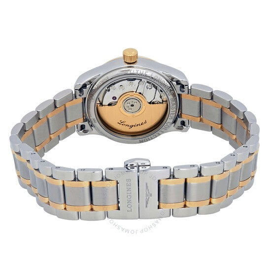 Longines, Master Champagne Dial Automatic Ladies Two Tone Watch