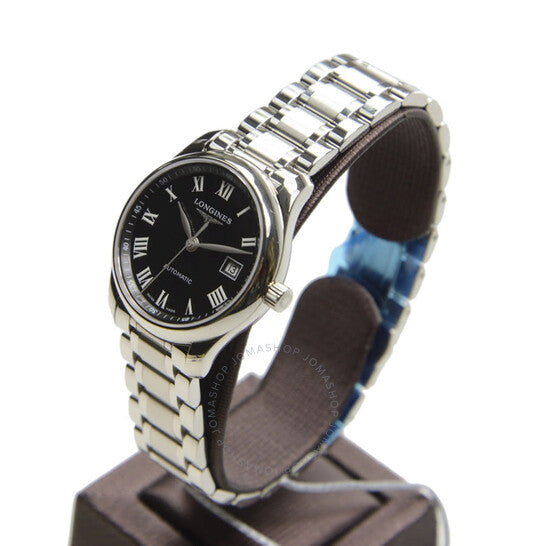 ساعة لونجين ماستر كوليكشن أوتوماتيكية للسيدات بمينا أسود