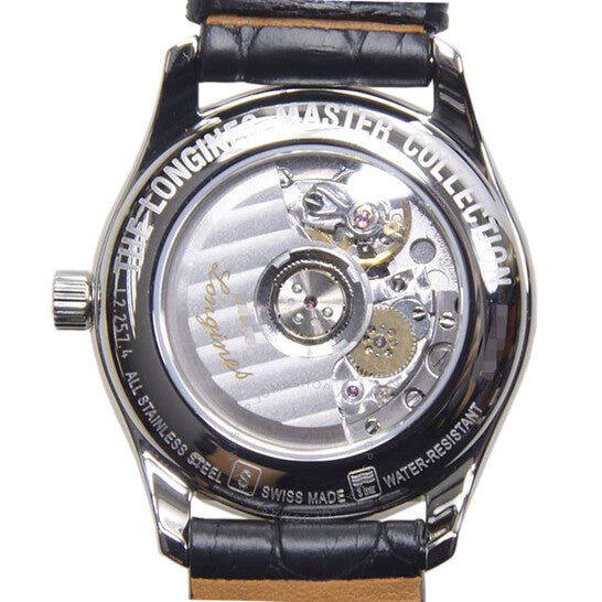 ساعة لونجين ماستر كوليكشن أوتوماتيكية للسيدات بمينا أسود