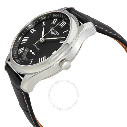 ساعة لونجين ماستر كوليكشن أوتوماتيكية للرجال بمينا أسود