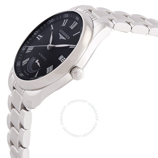 ساعة لونجين ماستر كوليكشن أوتوماتيكية للرجال بمينا أسود