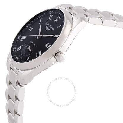 ساعة لونجين ماستر كوليكشن أوتوماتيكية للرجال بمينا أسود