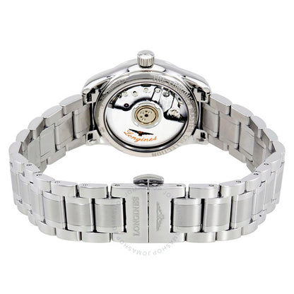 ساعة لونجين ماستر كوليكشن أوتوماتيكية للسيدات بمينا أزرق