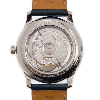 ساعة لونجين ماستر كوليكشن أوتوماتيكية للرجال بمينا أزرق