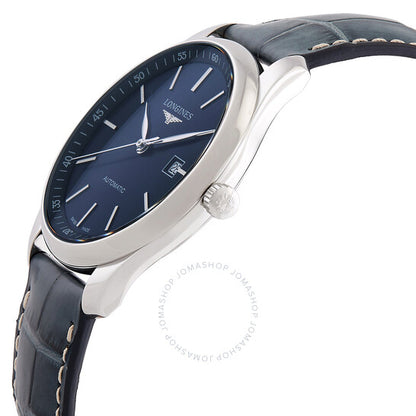 ساعة لونجين ماستر كوليكشن أوتوماتيكية للرجال بمينا أزرق