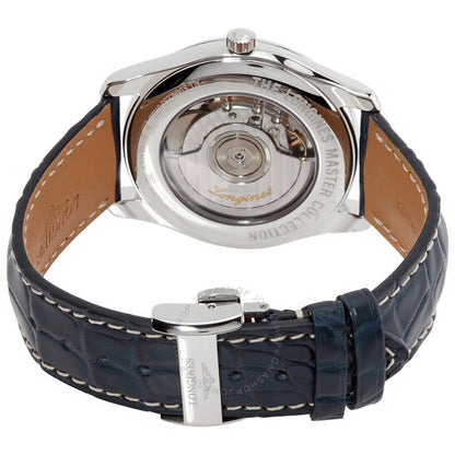 ساعة لونجين ماستر كوليكشن أوتوماتيكية للرجال بمينا أزرق