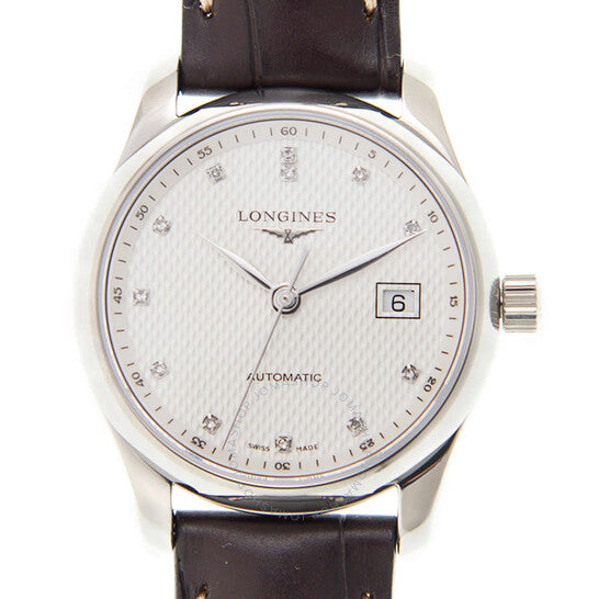 Longines, Master Collection Automatic Diamond Silver Dial Ladies Watch