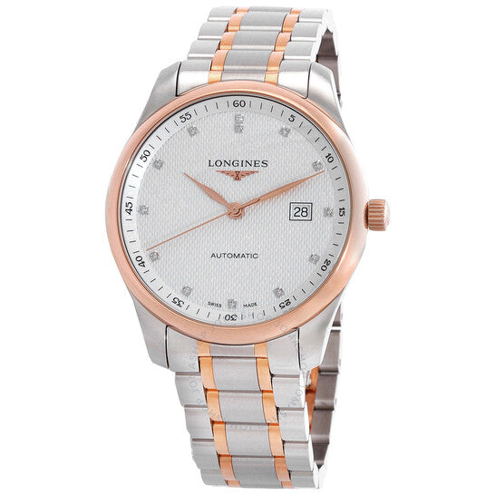 Longines, Master Collection Automatic Diamond Silver Dial Men's Watch