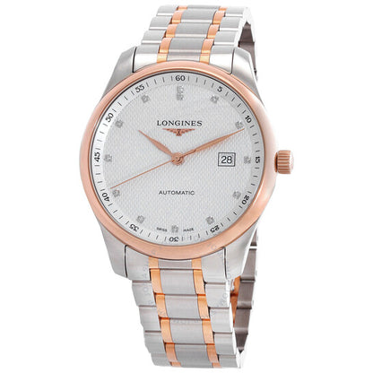 Longines, Master Collection Automatic Diamond Silver Dial Men's Watch