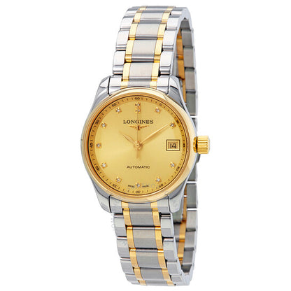 Longines, Master Collection Automatic Gold Dial Ladies Watch L21285377