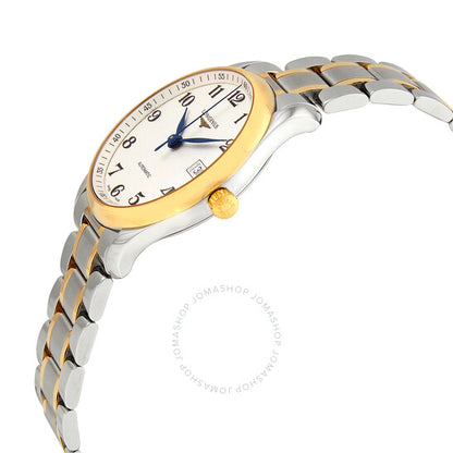 ساعة لونجين ماستر كوليكشن أوتوماتيكية للرجال بمينا فضي