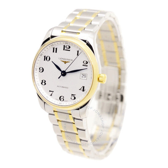 ساعة لونجين ماستر كوليكشن أوتوماتيكية للرجال بمينا فضي