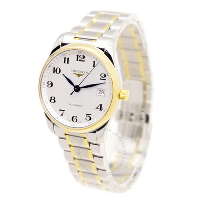 ساعة لونجين ماستر كوليكشن أوتوماتيكية للرجال بمينا فضي