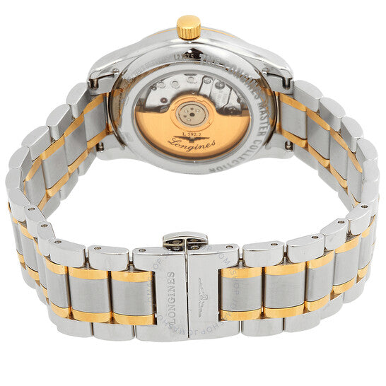 ساعة لونجين ماستر كوليكشن أوتوماتيكية للسيدات بمينا أبيض