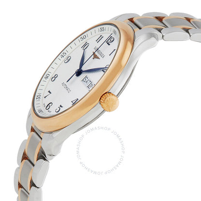 ساعة لونجين ماستر كوليكشن أوتوماتيكية للرجال بمينا أبيض