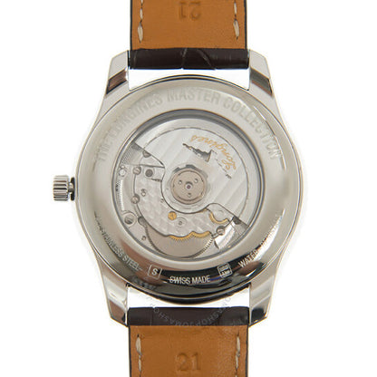 ساعة لونجين ماستر كوليكشن أوتوماتيكية للرجال بمينا أبيض