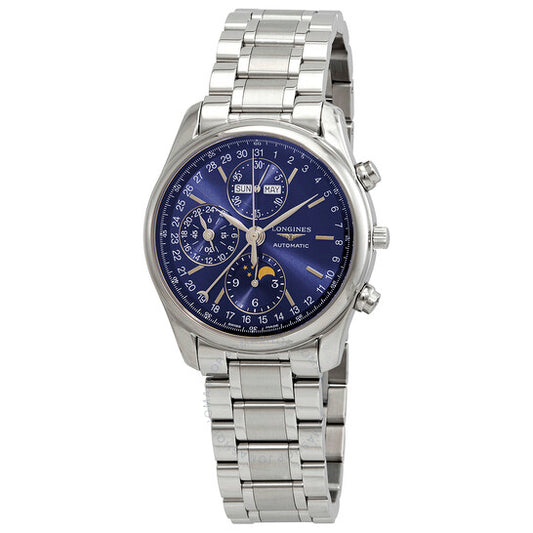 Longines, Master Collection Complete Calendar Chronograph Automatic Blue Dial Men's Watch