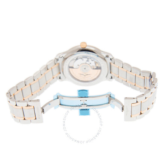 ساعة لونجين ماستر كوليكشن للرجال بمينا رمادي مرصعة بالألماس