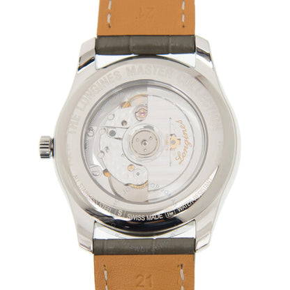 ساعة لونجين ماستر كوليكشن للرجال بمينا رمادي